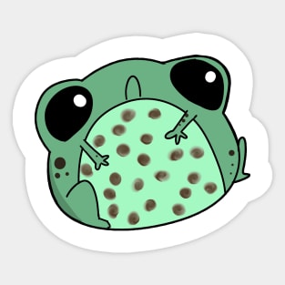 ASJD: Melty Mint Chocolate Chip Frog Sticker